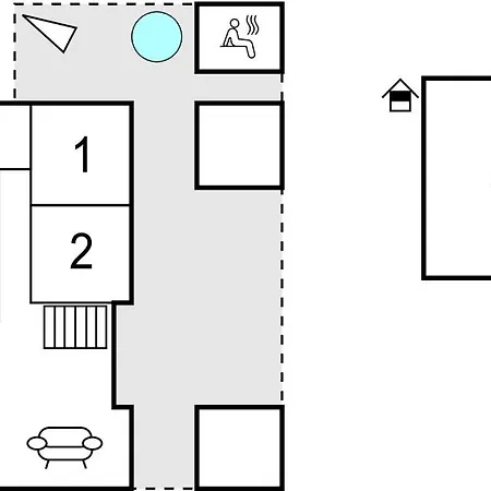 Three-bedroom In Feriehus